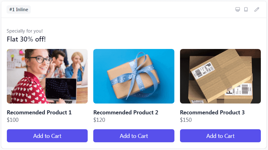 Offermative generates WooCommerce related products campaigns automatically