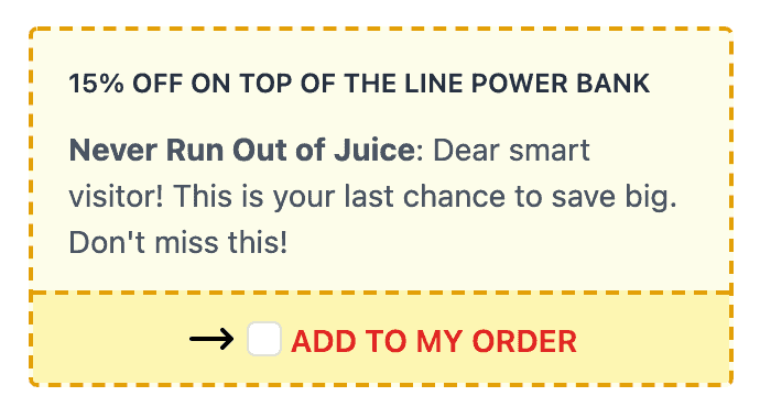 Order bumps are easiest way to make more money