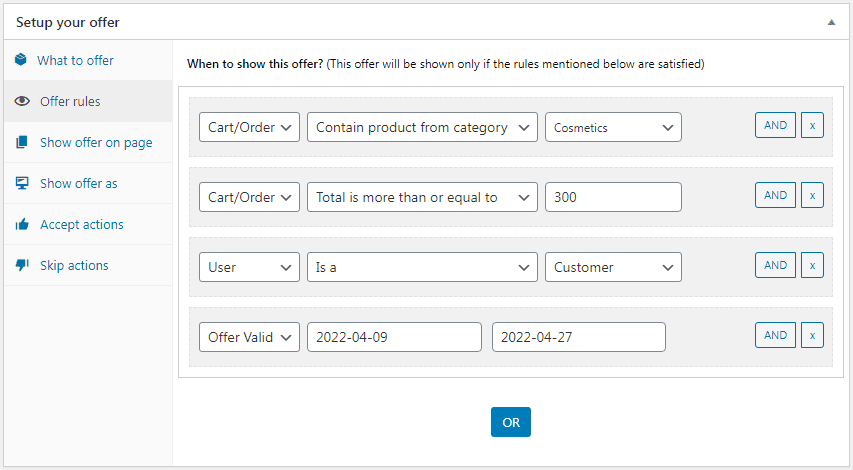 Setting up dynamic pricing rules with Smart Offers