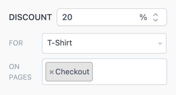 Offermative discount rule setup